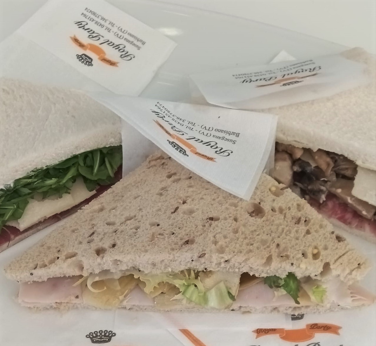 selezione tramezzini royal party sas